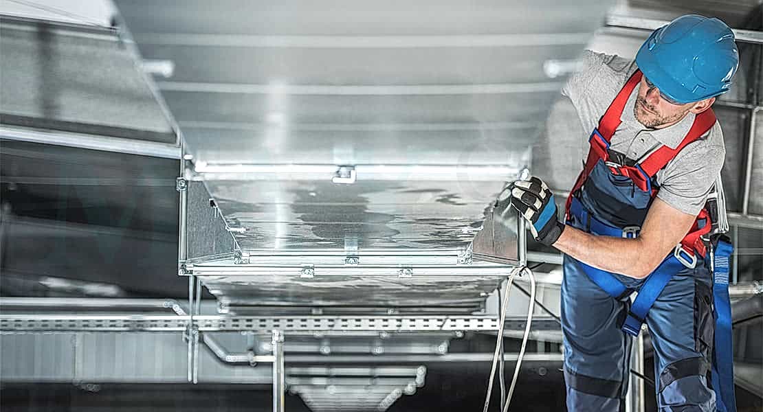 Вентиляционная система - монтажные работы.